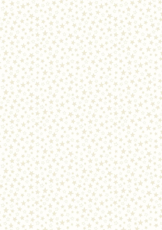 Tiny Tonals Tiny Stars Cream on Cream Yardage
