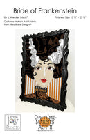 Bride of Frankenstein Quilt Kit 15 3/4 x 23 1/2 "