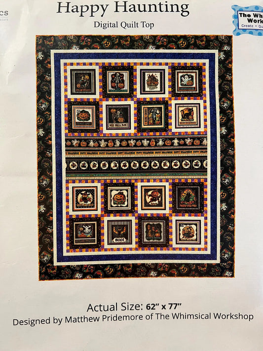 Happy Haunting Digital Quilt Top