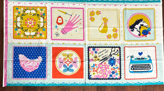 Beauty Shop Panel, RJR Fabrics (Cotton + Steel)