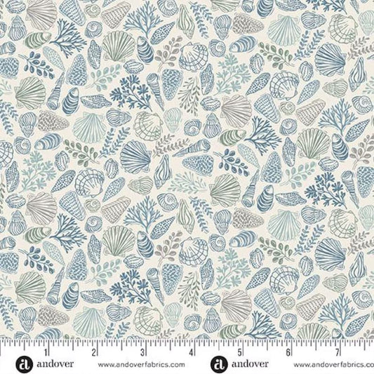 Driftwood - Shells - Cream - Yardage