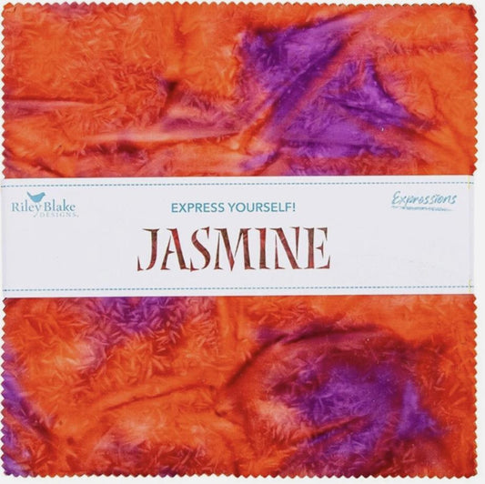 Batiks Express Yourself! Jasmine - 10" Stacker 42 pcs - Layer Cake