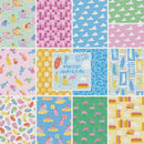 Poolside Purrfection - 5" Squares, 42 pcs - Charm Pack
