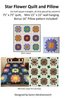 Star Flower Quilt - Pattern