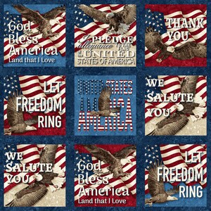 Around The Block Patriotic Quilt Kit