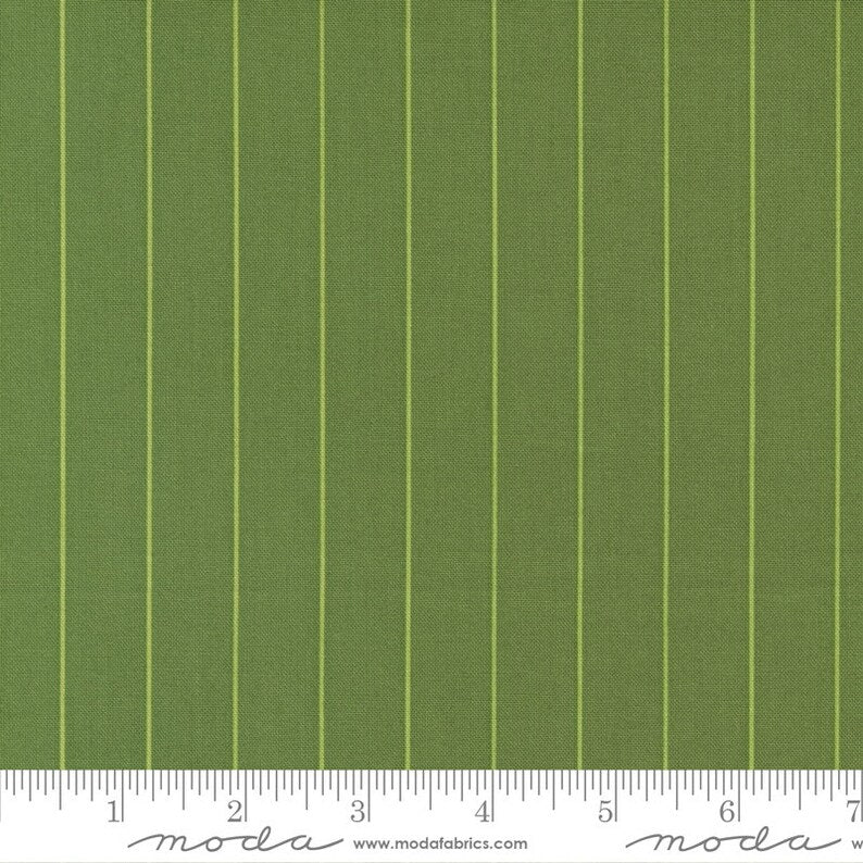 Merry Little Christmas Spruce Holiday Stripe Fabric