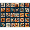 Born To Run - Wild Horse Picture Patches - Black
