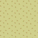 Strawberry Patched - Marcus - Mini Strawberries - Lime -  Yardage
