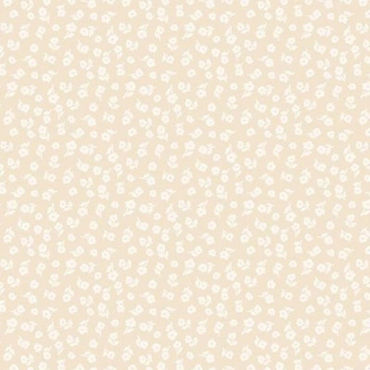 Strawberry Patched - Marcus - Tossed Floral - Cream -  Yardage