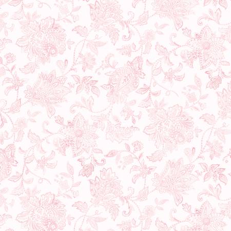 Yours Truly - Tonal Floral - Yardage