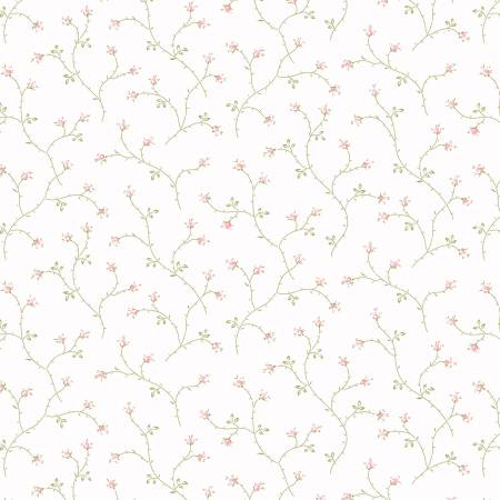 Yours Truly - Dainty Branches - cream - Yardage