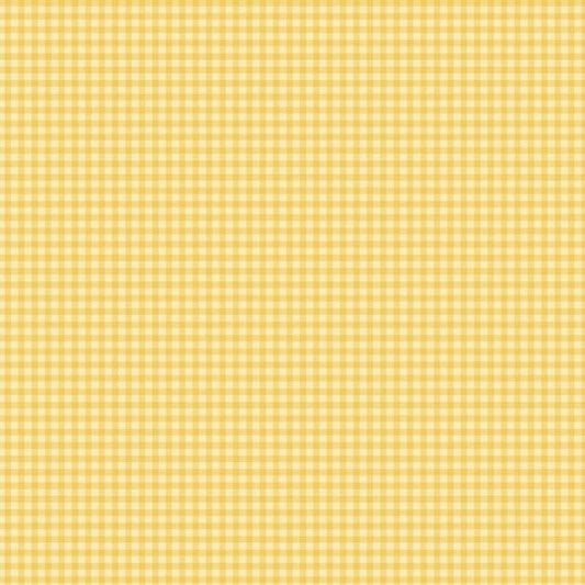 Strawberry Patched - Marcus - Mini Check - Yellow - Yardage