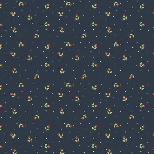 Strawberry Patched - Marcus - Mini Strawberries - Navy