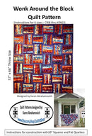 Wonk Around The Block - Quilt Pattern