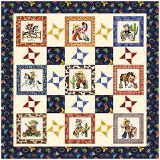 Home On the Range Quilt Kit Cowboy Up