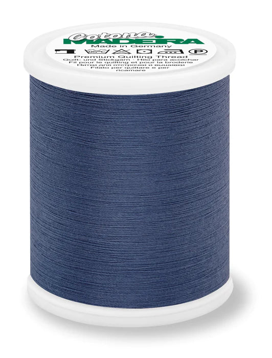Madeira 1000m Cotton Dusty Navy Thread