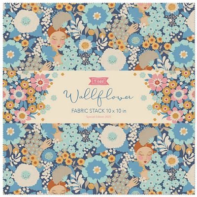 Tilda - Wallflower Fabric Pack 10in Squares, 40pcs
