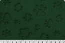 Luxe Cuddle - Paws - Forest - Yardage
