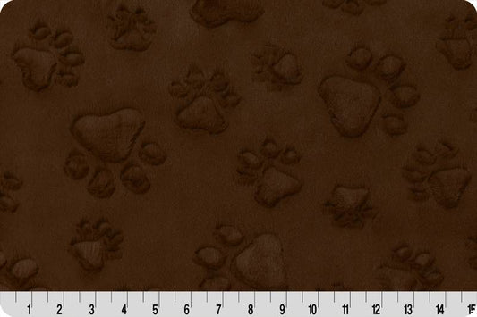 Luxe Cuddle - Paws - Woodland - Yardage