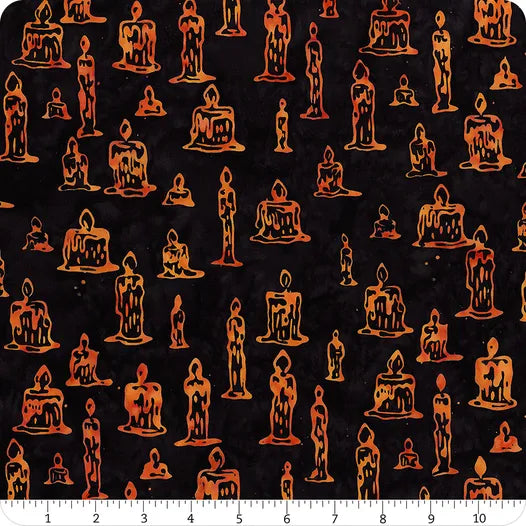 Lenore Batiks Night Candles  9202Q-5 Yardage