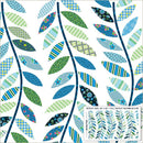 Made Easy - Leafy Vine Cheater - Blue - Yardage