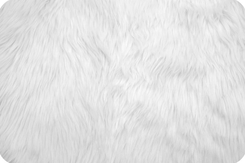 Luxe Cuddle Shaggy Snow Yardage