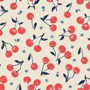 Jubilant - Cherries - Cream - Yardage