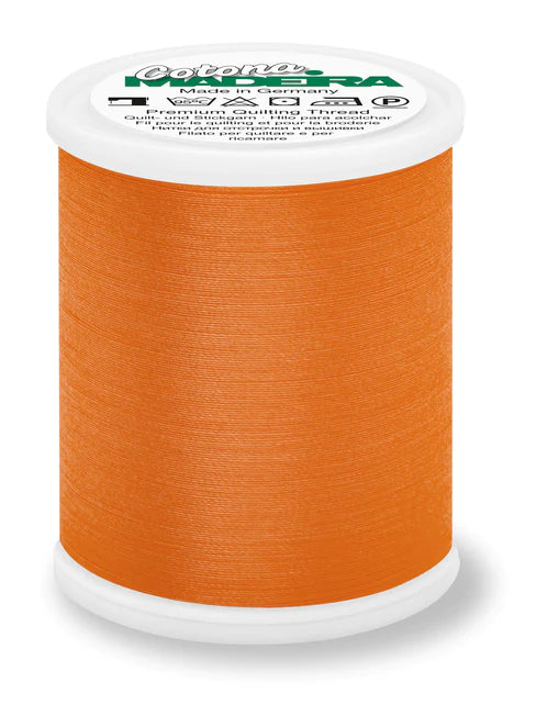 Madeira 1000m Cotton Orange Thread
