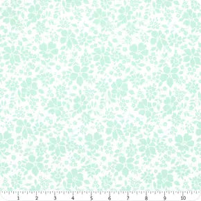 Merry Little Christmas Aqua Winterberry Yardage