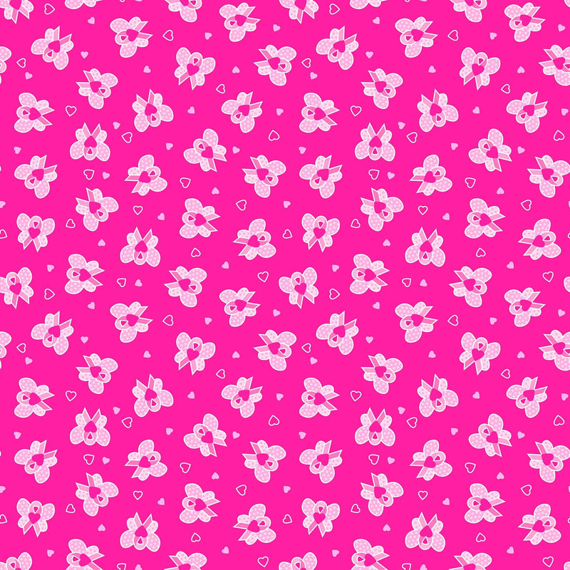 Positively Pink Minky Pink Power Yardage