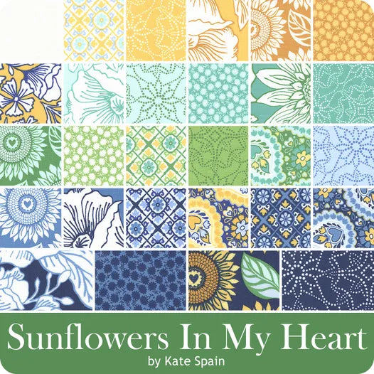 Sunflowers In My Heart 40 pc  Jelly Roll