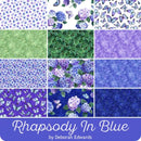 Rhapsody in Blue 40ct 2.5" Strips Jelly Roll
