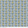 Palace Gardens  - Regal Stripe A - Blue - Yardage