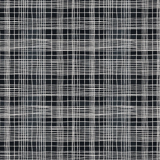 The Plaid One - String Theory Plaid - Space Tunnel - Yardage