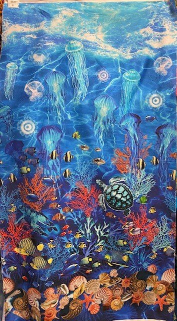 Oceana Blue 24" x 44" Panel