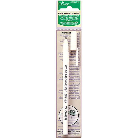 Clover White Marking Pen (Fine)