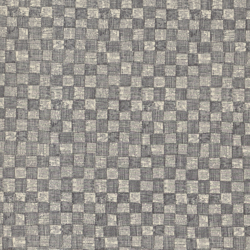 Nevermore Checkerboard Cream Fabric