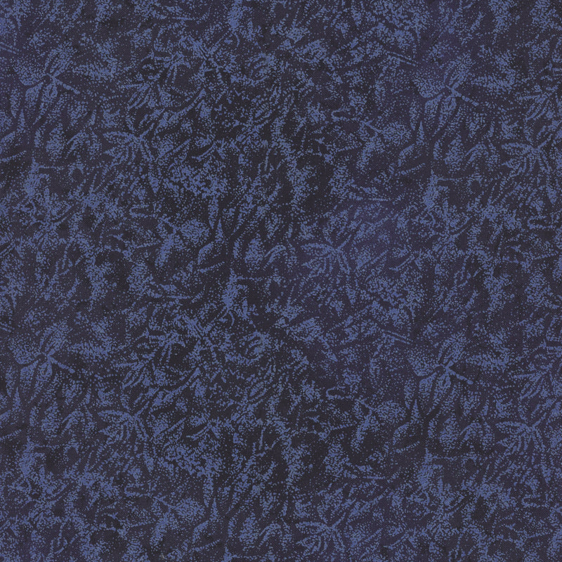 Fairy Frost Metallic Glitter Denim Blue Yardage