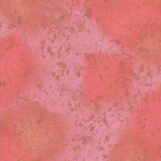 Fairy Frost Metallic Glitter Rose Gold Fabric