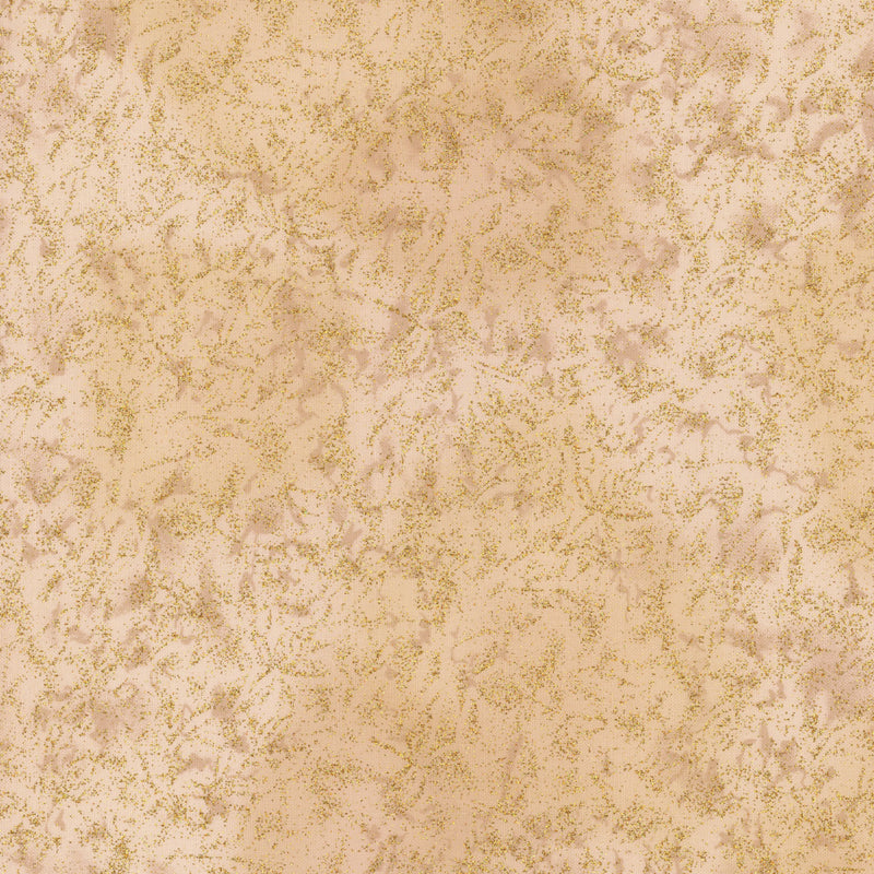 Fairy Frost Metallic Glitter Oatmeal Yardage