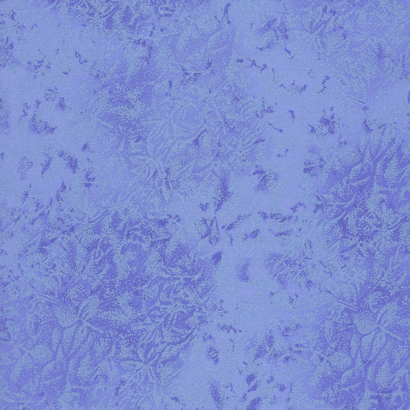 Fairy Frost Metallic Glitter Blue Bell Yardage