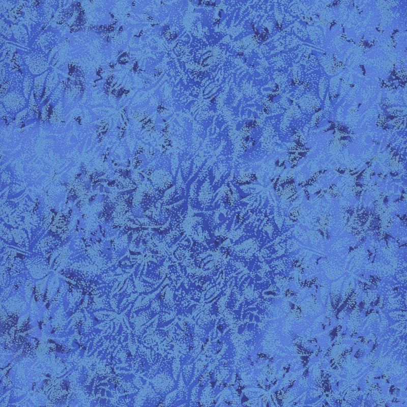 Fairy Frost Metallic Glitter Royal Blue Yardage