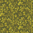 Autumn Cats - Leaf Spray -  Leaf - Yardage