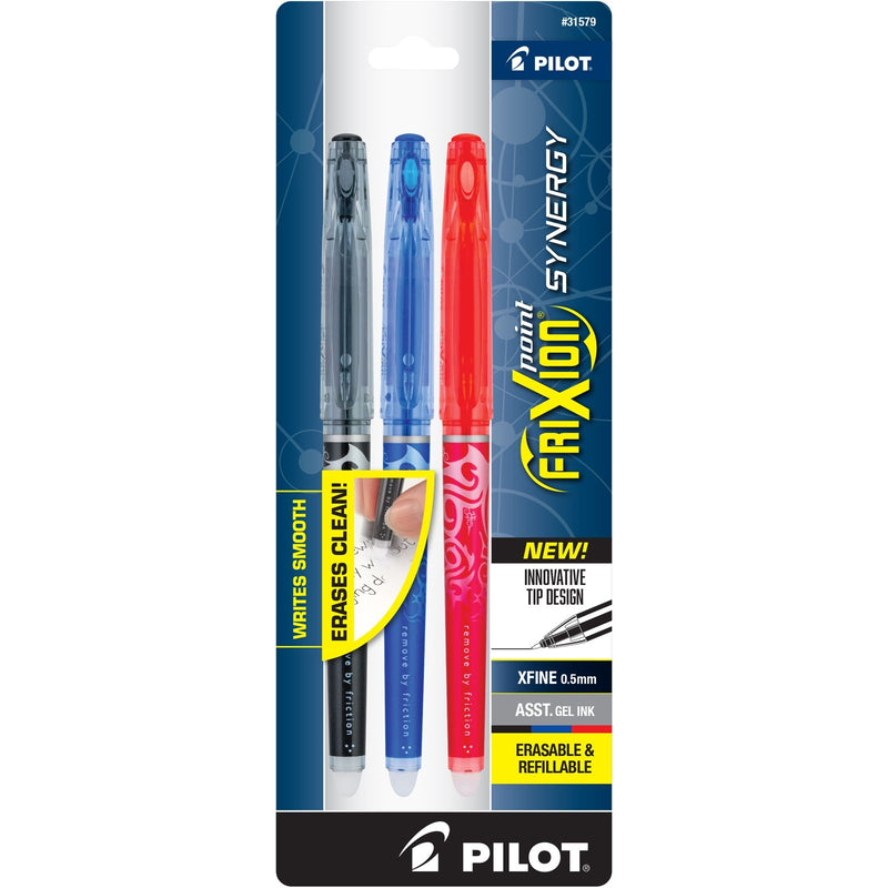 Frixion Point Synergy Pen - Extra Fine 3pc Assorted