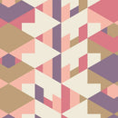 American Bold -Organic - Hollyhock Pink/Purple - Yardage
