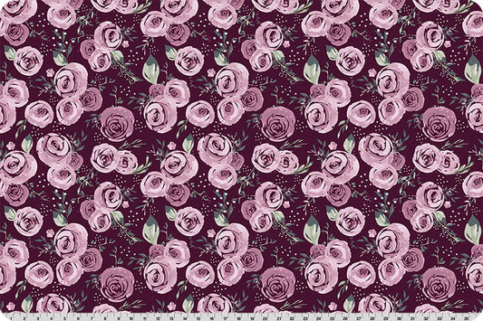 Quilting Cuddle - Met Me in the Garden - Roses - Woodrose - Yardage