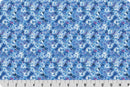 Quilting Cuddle Wandelust Wanderlust Daisies Blue Yardage