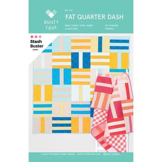 Fat Quarter Dash Bright Quilt Kit