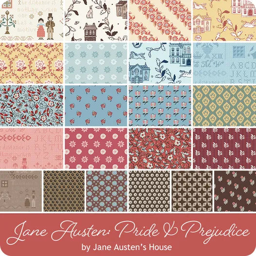 Pride & Prejudice 2.5" Rolie Polie Jelly Roll