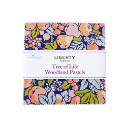 Liberty Tree of Life Woodland Pastels Layer Cake